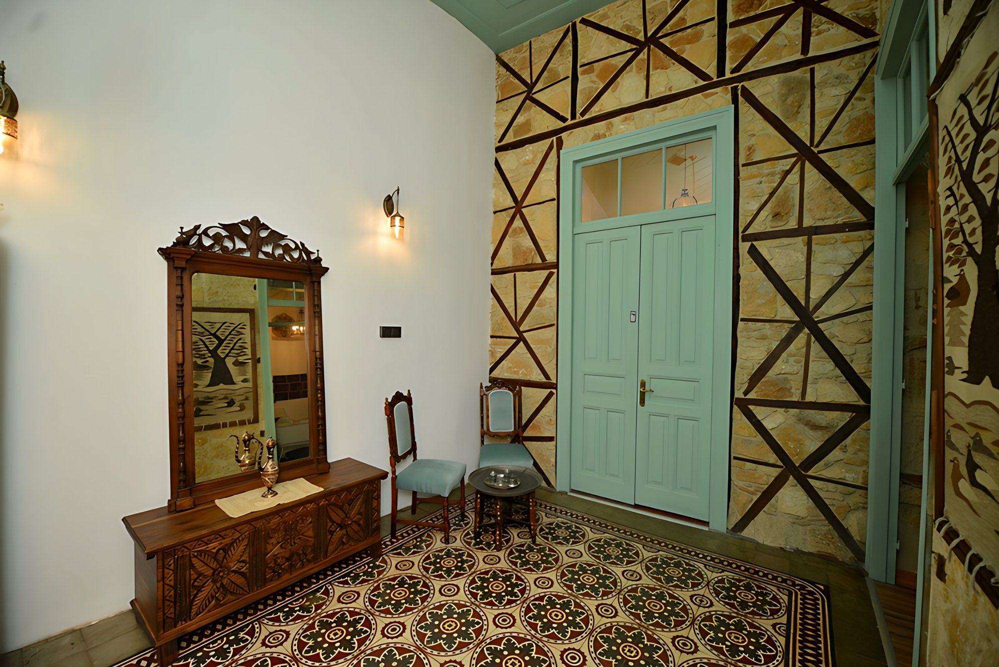 Upper-floor hall